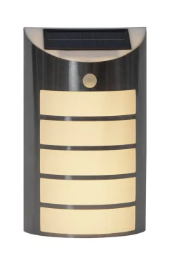 WALLY Vägglykta Solcell Sensor 26,5cm Silver