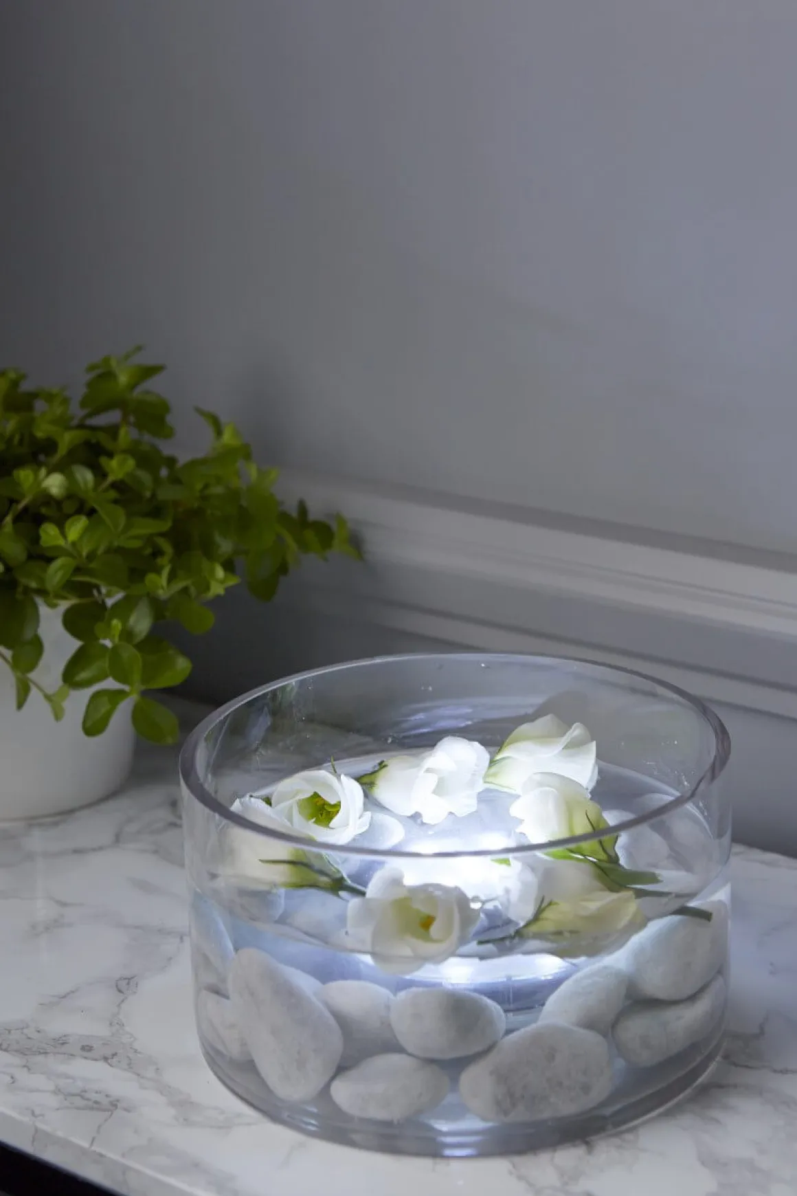 WATER CANDLE LED-Ljus Fjärrkontroll 7cm LED IP65