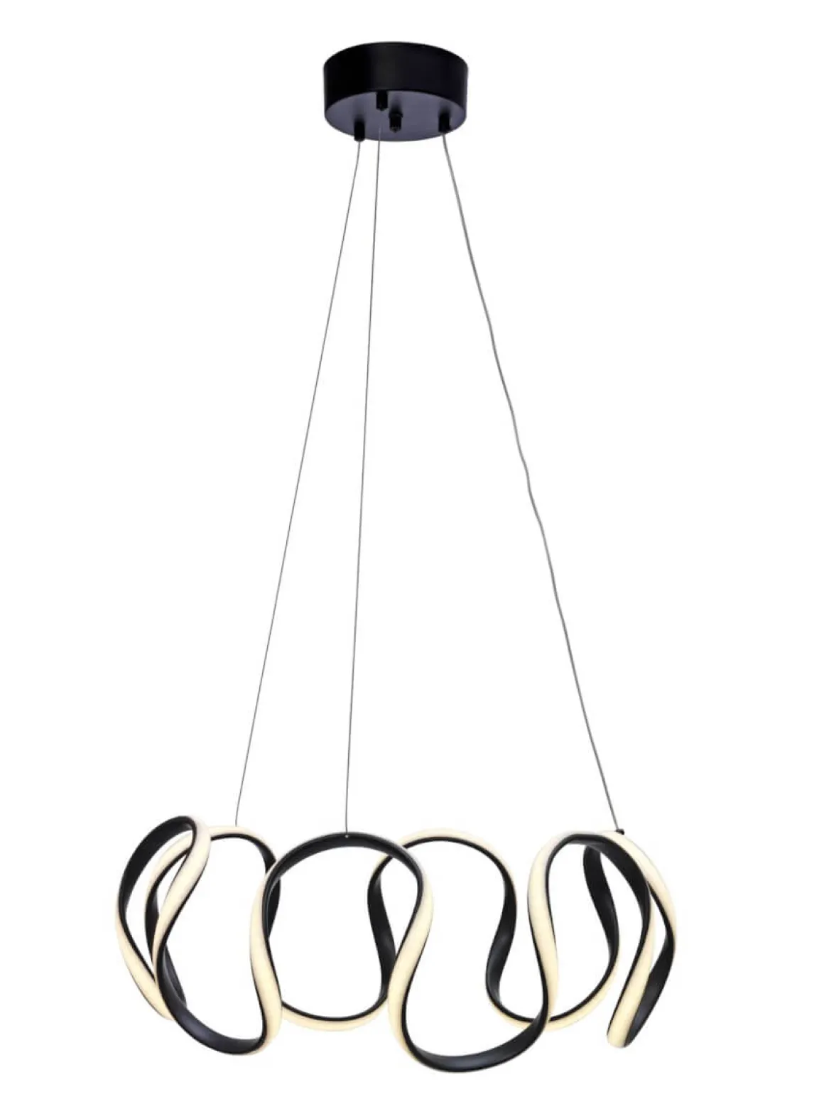 WAVE LED Takpendel Stepdim 55cm Svart