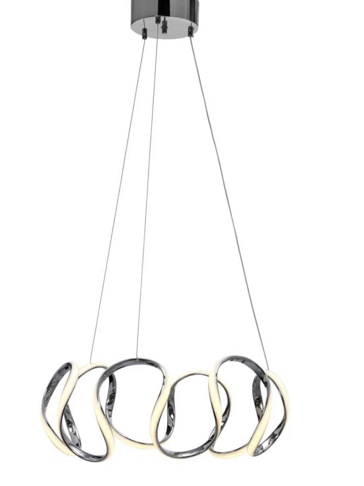 WAVE LED Takpendel Stepdim 55cm Krom