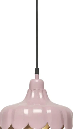 WELLS Tak/Fönsterlampa 24cm Rosa/Guld