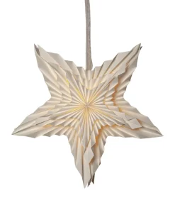 WHITE Pappersstjärna 50cm Vit