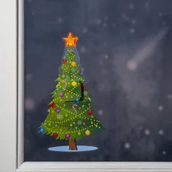 WINDO Inomhusdekoration Gran Batteri 23,5cm Flerfärgad