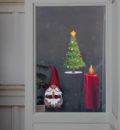 WINDO Inomhusdekoration Gran Batteri 23,5cm Flerfärgad