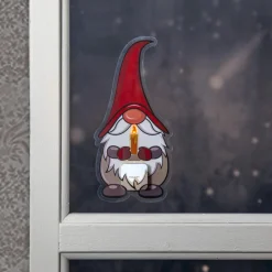 WINDO Inomhusdekoration Tomte Batteri 24cm Flerfärgad