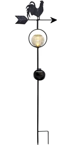 WINDY Solcellsdekoration 81cm Svart