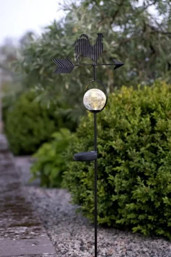 WINDY Solcellsdekoration 81cm Svart