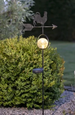 WINDY Solcellsdekoration 81cm Svart