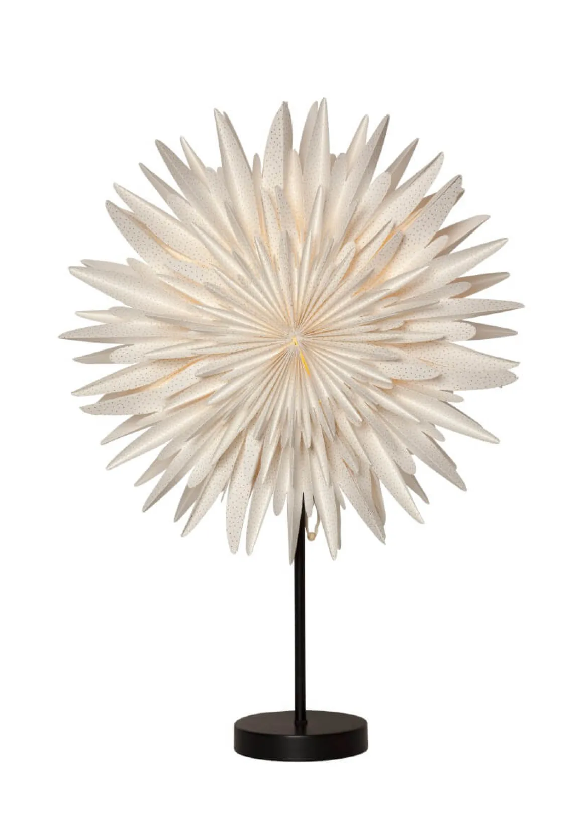 WINTER Stjärna på fot 62cm Vit