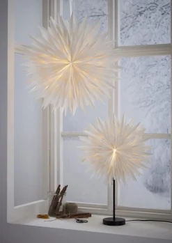 WINTER Stjärna på fot 62cm Vit