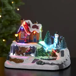 WINTERVILLE Panorama Batteri 23,5cm 10LED Flerfärgad