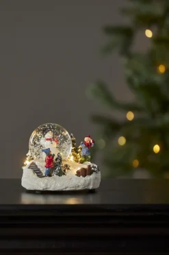 WINTERVILLE Panorama Snögubbe Batteri 12cm