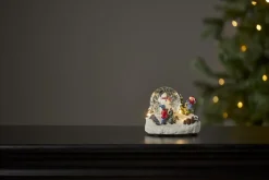 WINTERVILLE Panorama Snögubbe Batteri 12cm