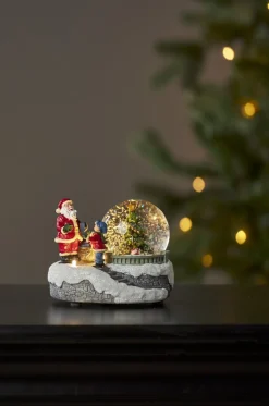 WINTERVILLE Panorama Tomte Batteri 12cm