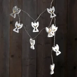 WOODWORKS ÄNGLAR Ljusslinga 135cm Vit