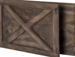 WOODY Låda till Julgransfot 45cm Mörkbrun