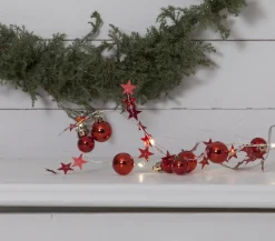 X-MAS Ljusslinga 90cm Röd