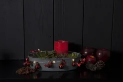 X-MAS Ljusslinga 90cm Röd