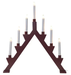 ZACK Träljusstake 53cm Röd