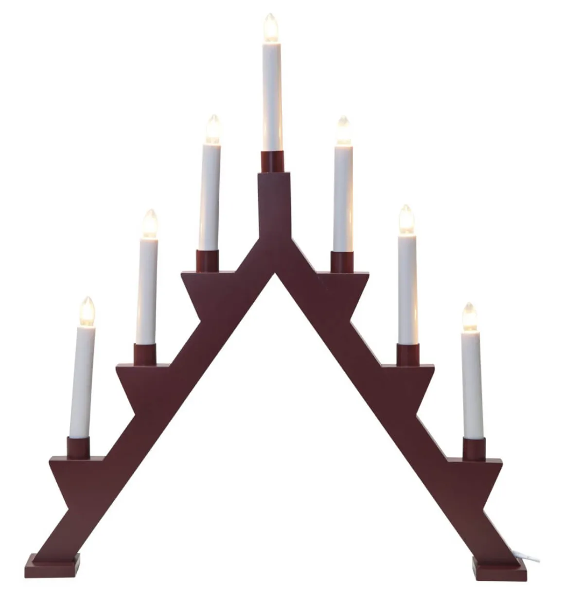 ZACK Träljusstake 53cm Röd