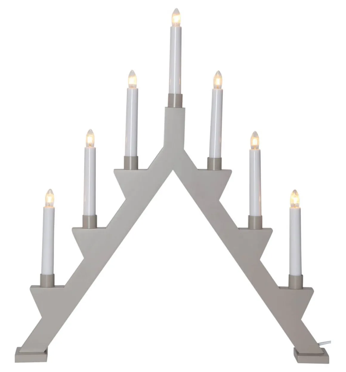 ZACK Träljusstake 7L 53cm Beige