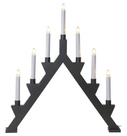 ZACK Träljusstake 7L 53cm Mist Grå