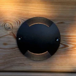 ZENIT DUO Decklight 7cm 12V Svart IP67